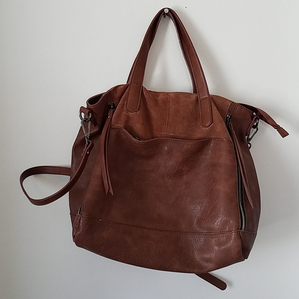 Moda Luxe Faux Leather/Suede Bag